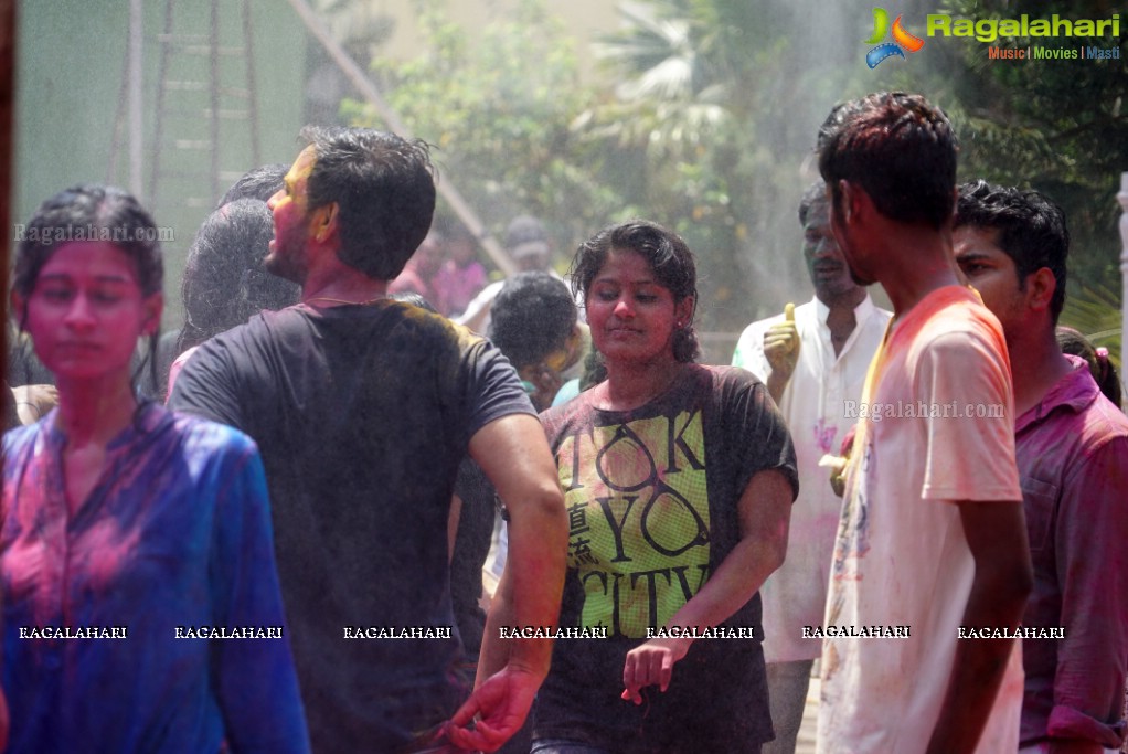 Grand Holi Celebrations 2016 by Utsav Colours Media in Hyderabad