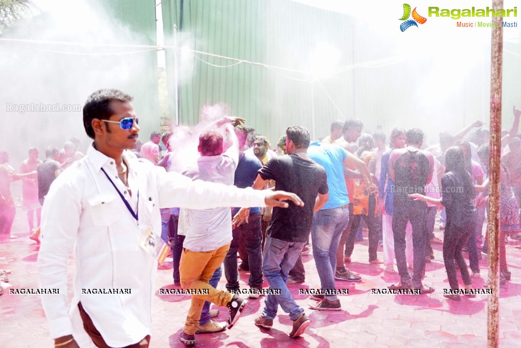 Grand Holi Celebrations 2016 by Utsav Colours Media in Hyderabad