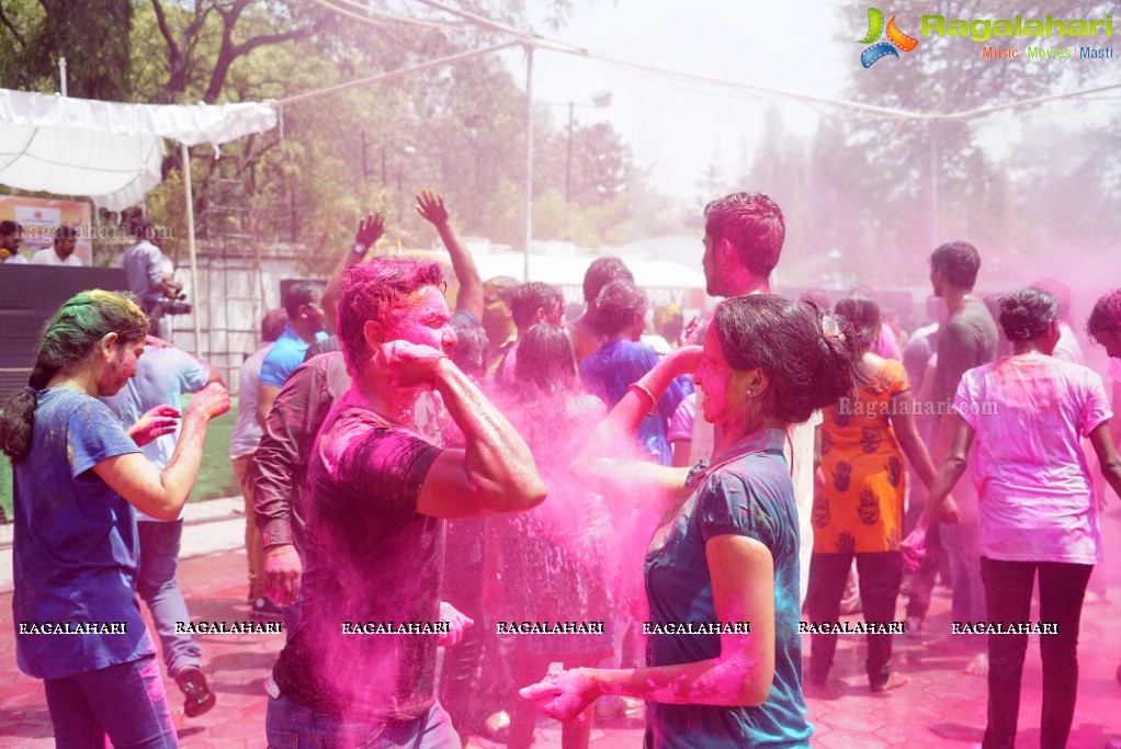 Grand Holi Celebrations 2016 by Utsav Colours Media in Hyderabad