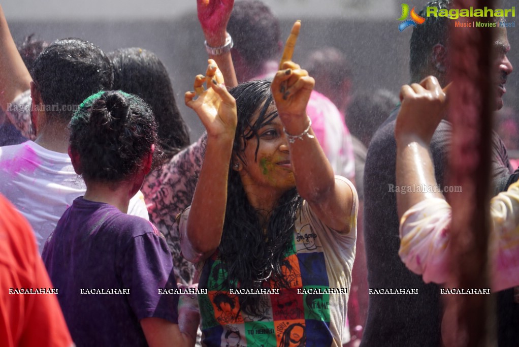 Grand Holi Celebrations 2016 by Utsav Colours Media in Hyderabad