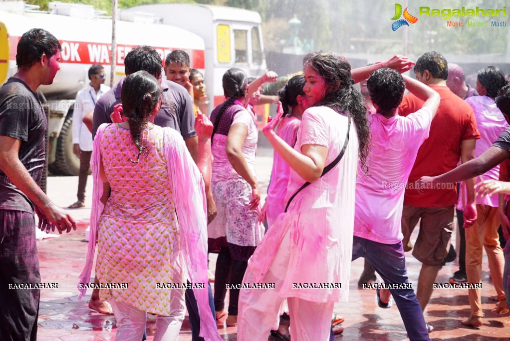 Grand Holi Celebrations 2016 by Utsav Colours Media in Hyderabad