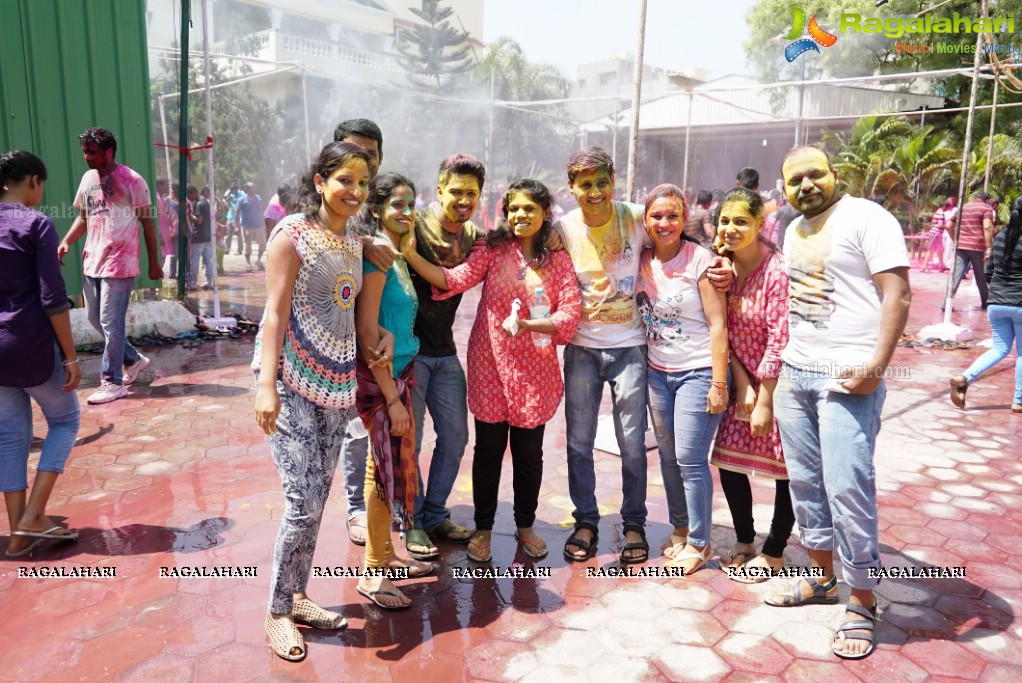 Grand Holi Celebrations 2016 by Utsav Colours Media in Hyderabad