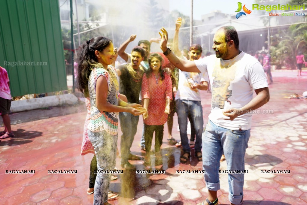 Grand Holi Celebrations 2016 by Utsav Colours Media in Hyderabad