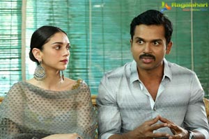 Karthi Aditi Rao Hydari Cheliyaa Press Meet