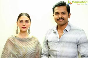 Karthi Aditi Rao Hydari Cheliyaa Press Meet