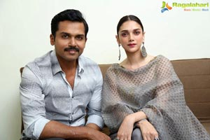 Karthi Aditi Rao Hydari Cheliyaa Press Meet