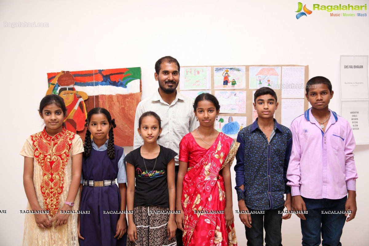 Artful Thinking 2017 Grand Finale by The Children Fine Art Gallery at The Telangana State Art Gallery, Hyderabad