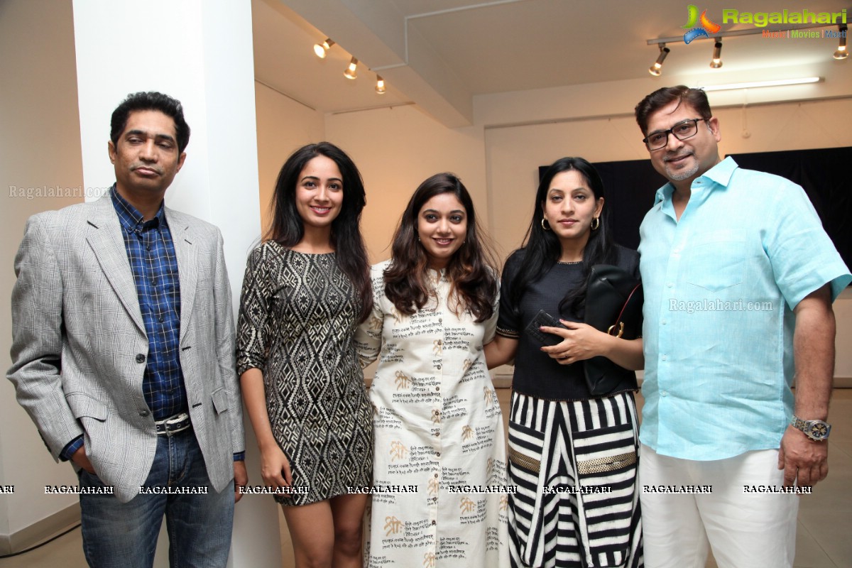 Akkineni Nagarjuna inaugurates Colossal Abstracts by Bharat Thakur at Gallery Space, Banjara Hills, Hyderabad