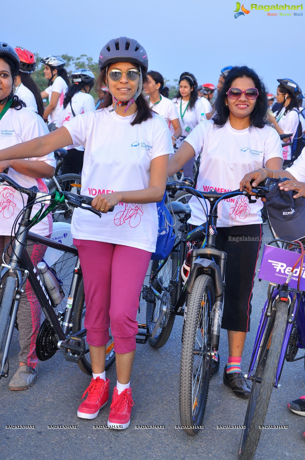 Women's Cykulothon at Continental Hospitals, Nanakramguda, Hyderabad