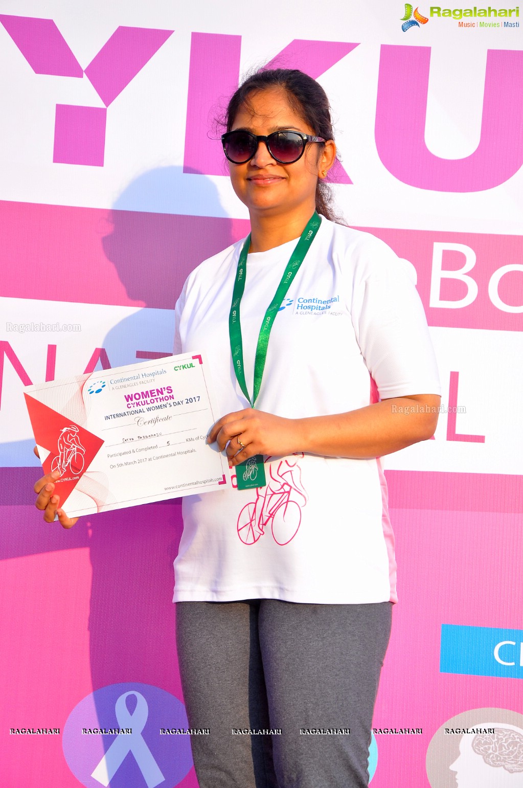 Women's Cykulothon at Continental Hospitals, Nanakramguda, Hyderabad