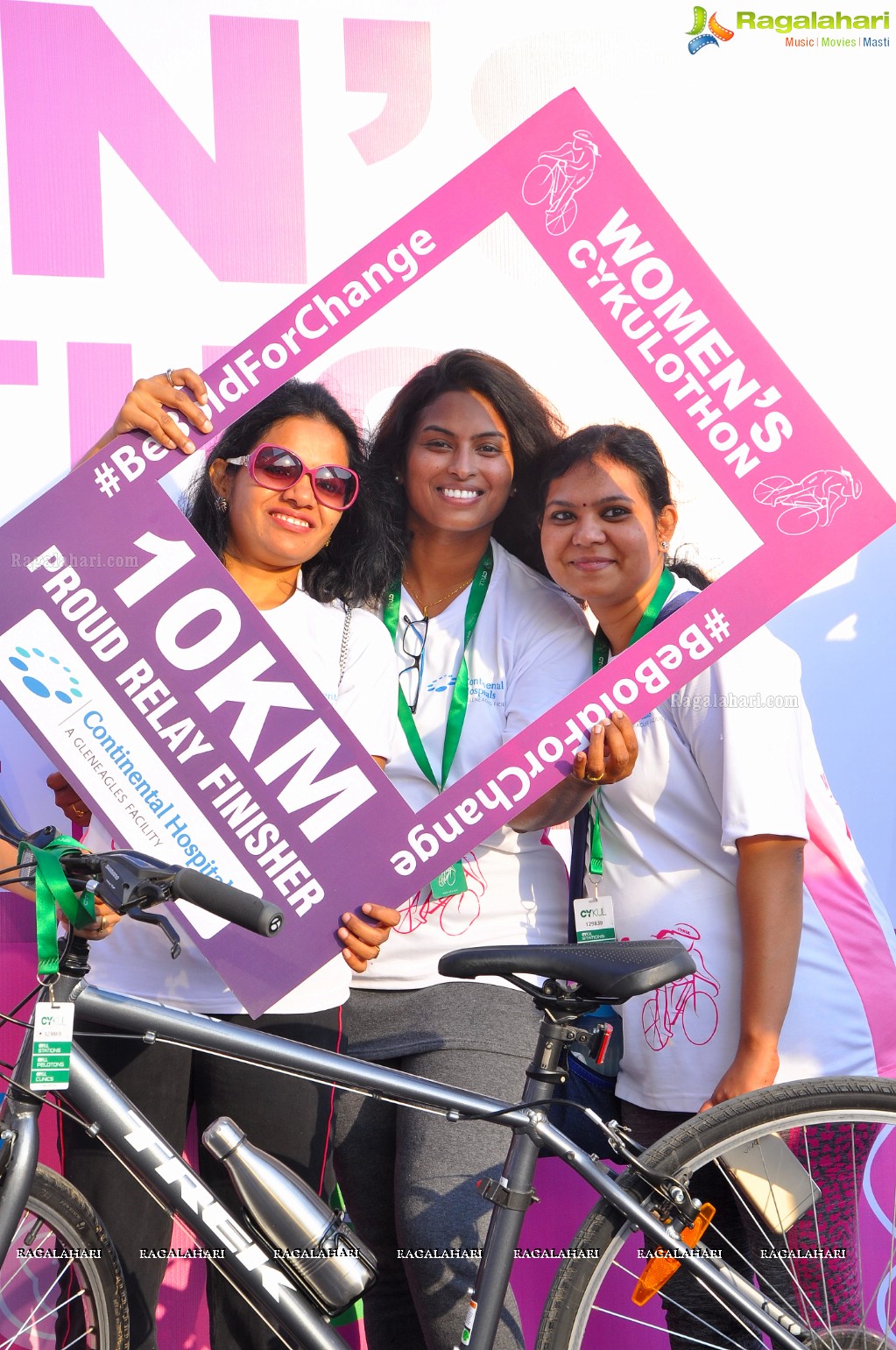 Women's Cykulothon at Continental Hospitals, Nanakramguda, Hyderabad