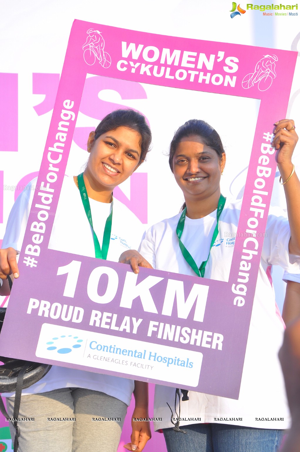 Women's Cykulothon at Continental Hospitals, Nanakramguda, Hyderabad