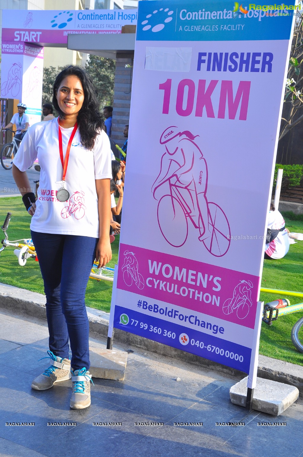 Women's Cykulothon at Continental Hospitals, Nanakramguda, Hyderabad