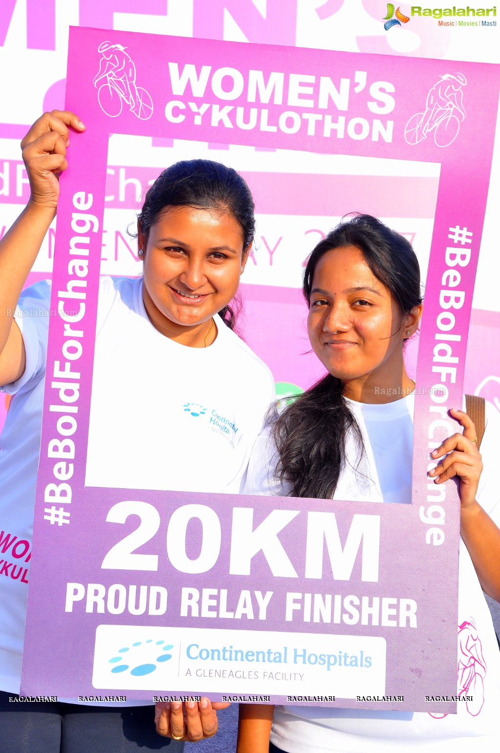 Women's Cykulothon at Continental Hospitals, Nanakramguda, Hyderabad