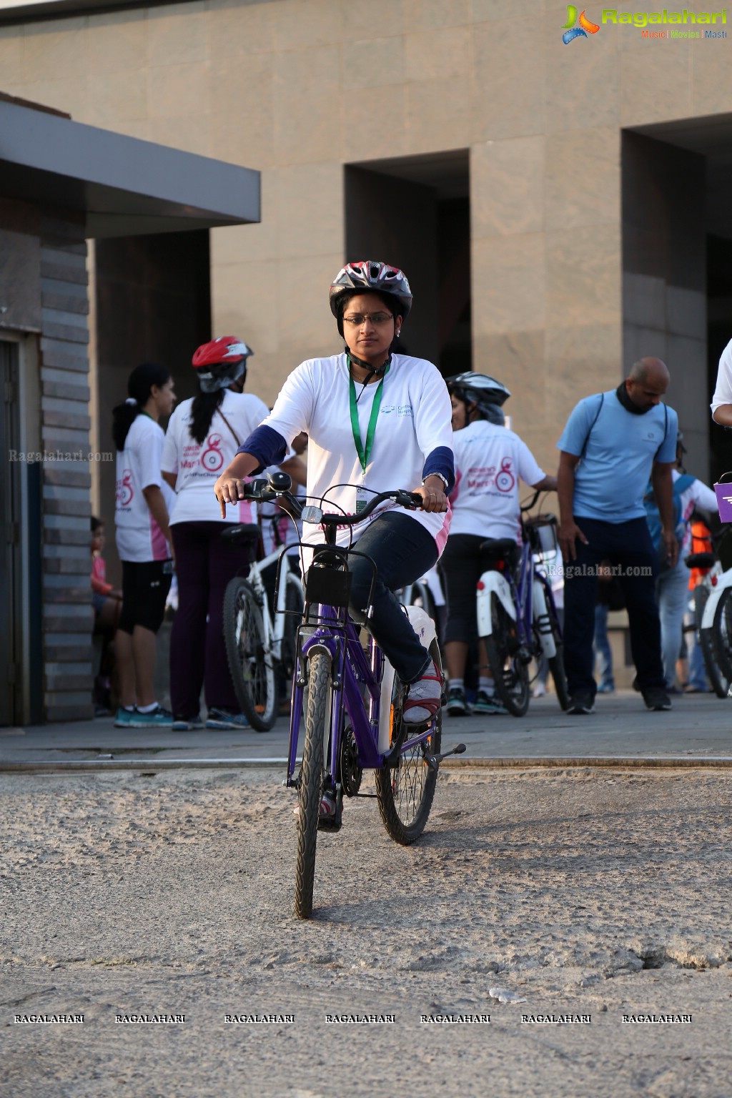 Women's Cykulothon at Continental Hospitals, Nanakramguda, Hyderabad