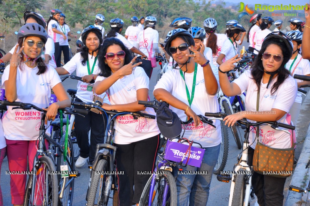 Women's Cykulothon at Continental Hospitals, Nanakramguda, Hyderabad