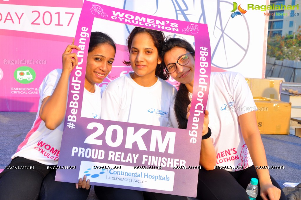 Women's Cykulothon at Continental Hospitals, Nanakramguda, Hyderabad