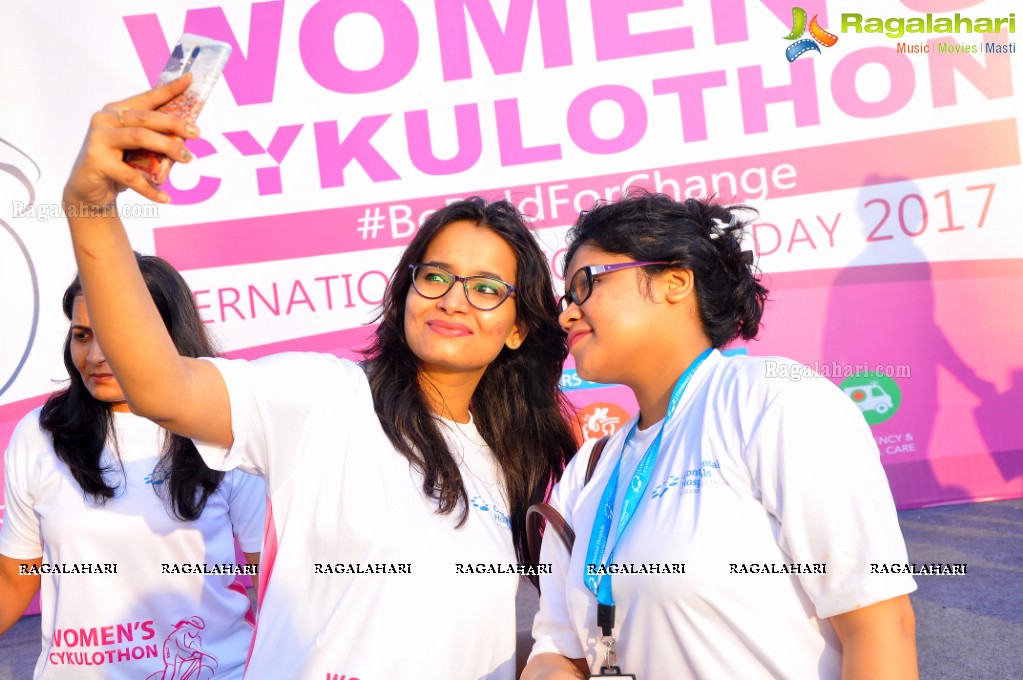 Women's Cykulothon at Continental Hospitals, Nanakramguda, Hyderabad
