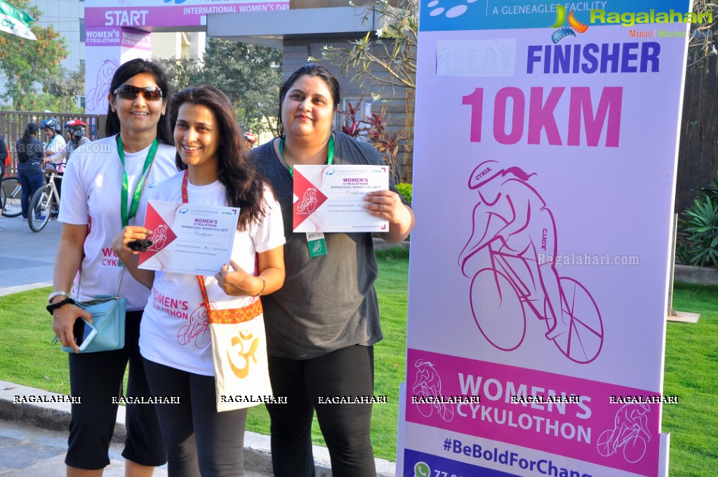 Women's Cykulothon at Continental Hospitals, Nanakramguda, Hyderabad