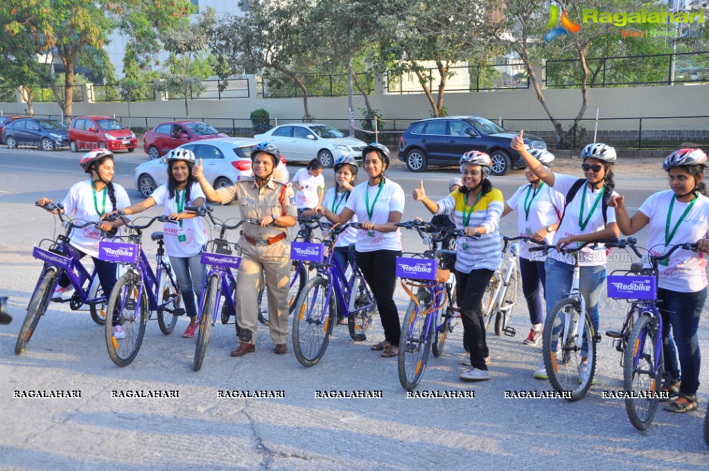 Women's Cykulothon at Continental Hospitals, Nanakramguda, Hyderabad