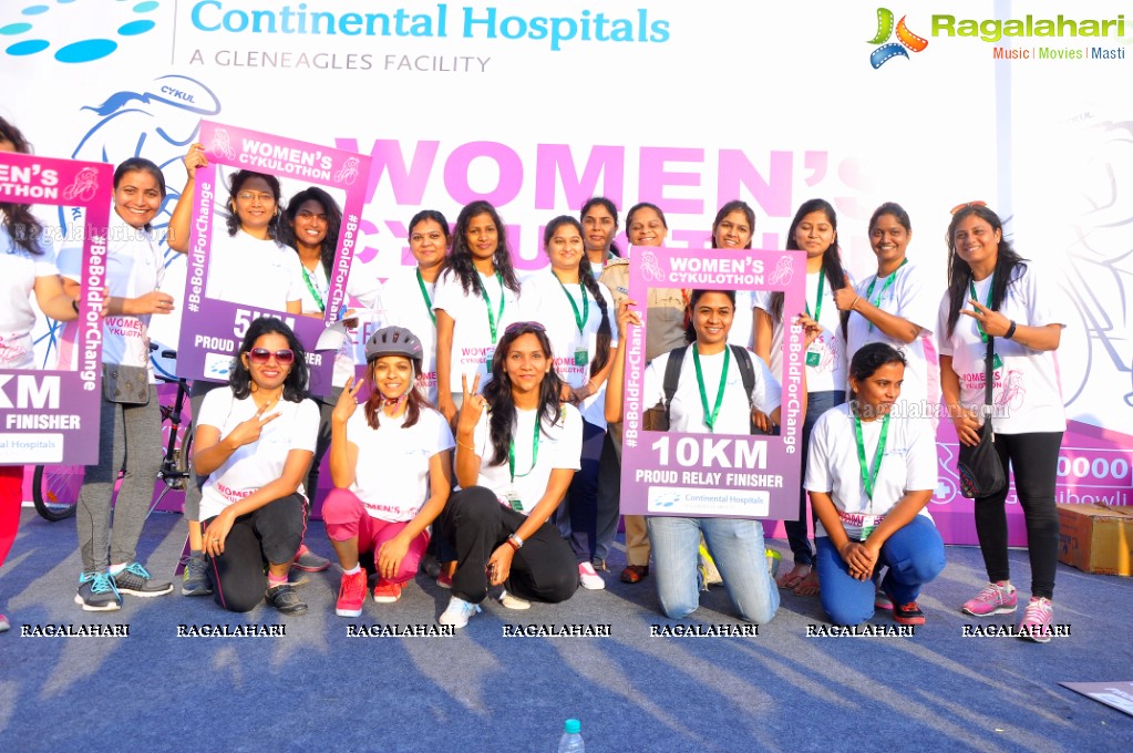 Women's Cykulothon at Continental Hospitals, Nanakramguda, Hyderabad