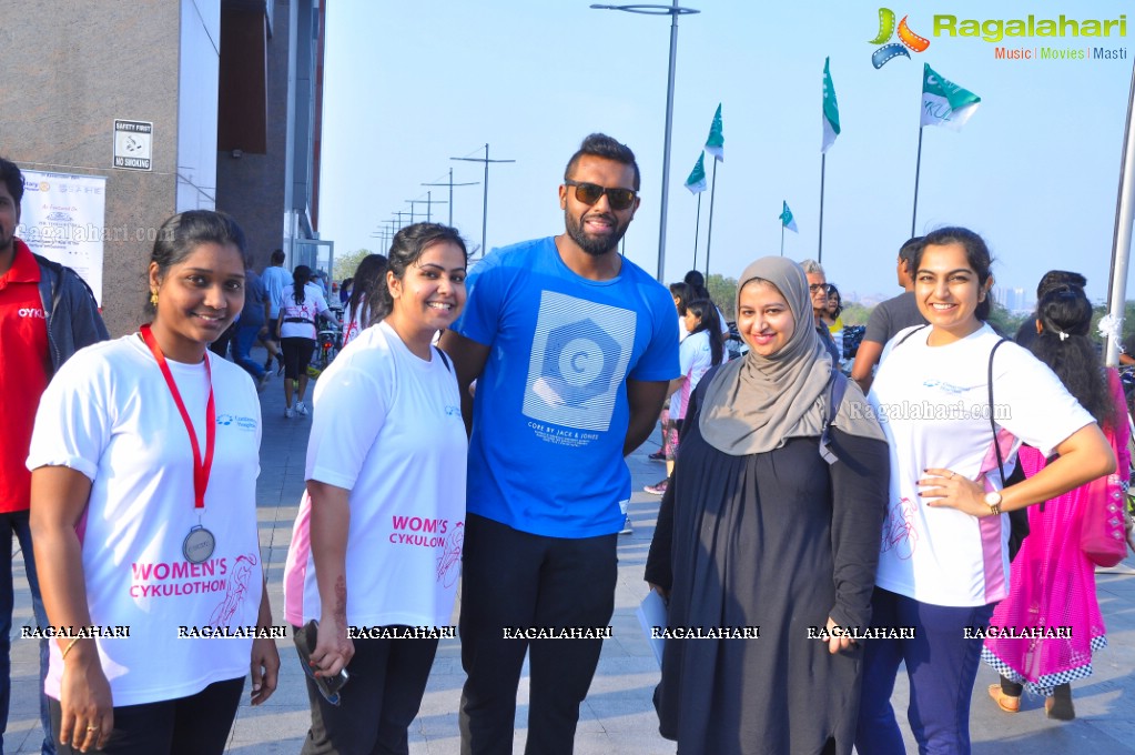 Women's Cykulothon at Continental Hospitals, Nanakramguda, Hyderabad