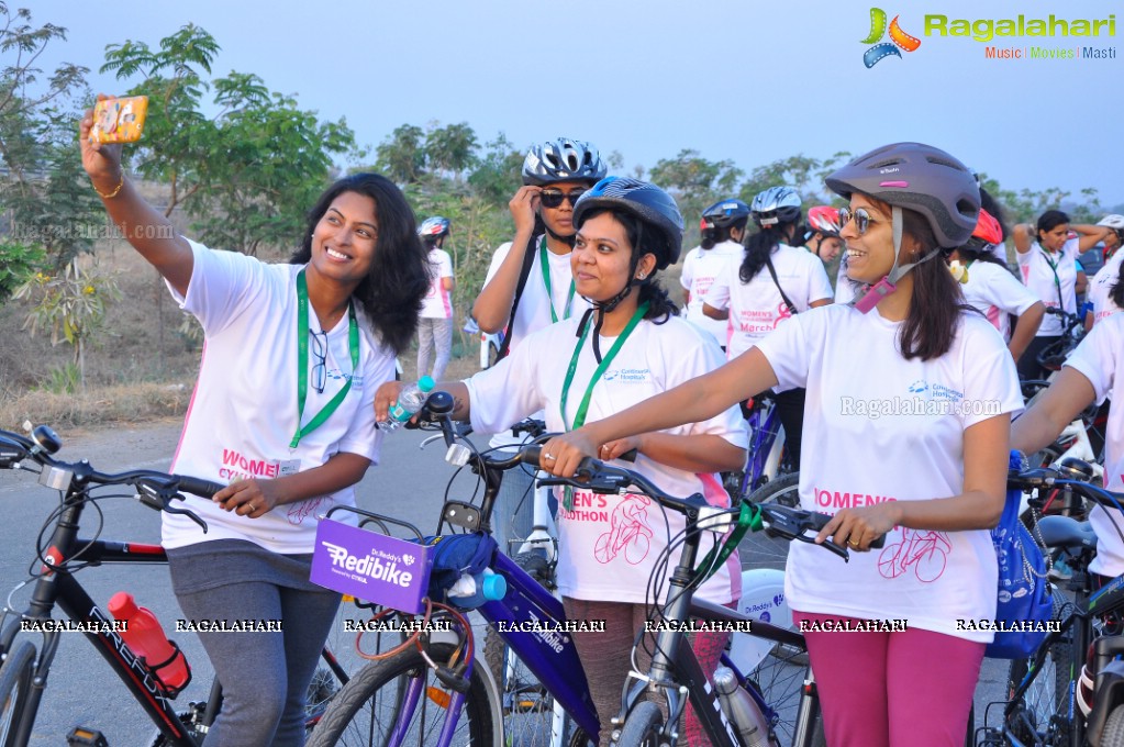 Women's Cykulothon at Continental Hospitals, Nanakramguda, Hyderabad