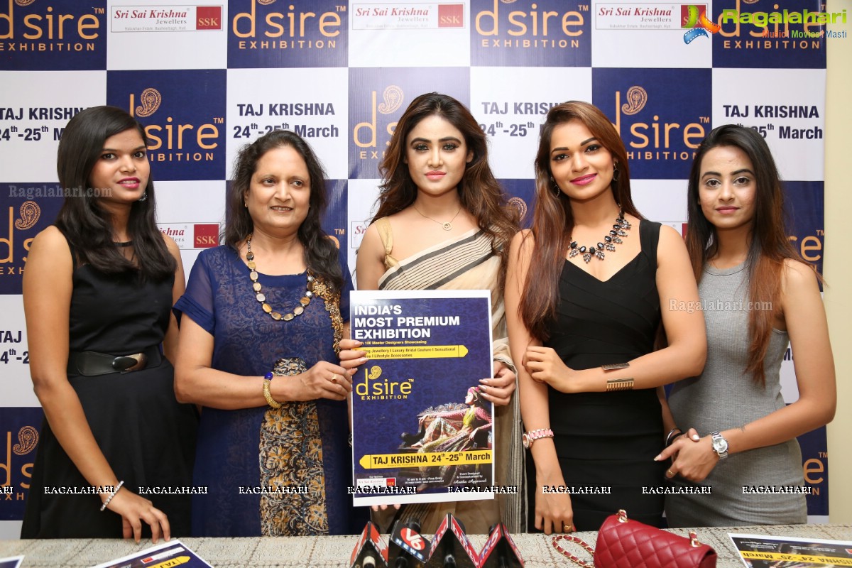 Desire Designer Exhibition Curtain Raiser 2017 at Marks Media Centre, Banjara Hills, Hyderabad