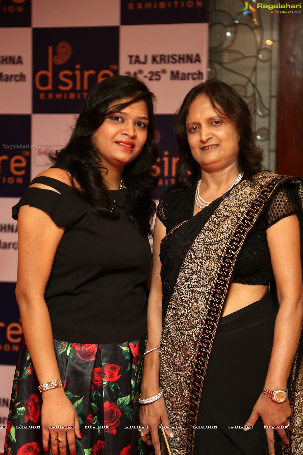 Bigg Boss Fame Marina Kuwar inaugurates D'sire Exhibition 2017 at Taj Krishna