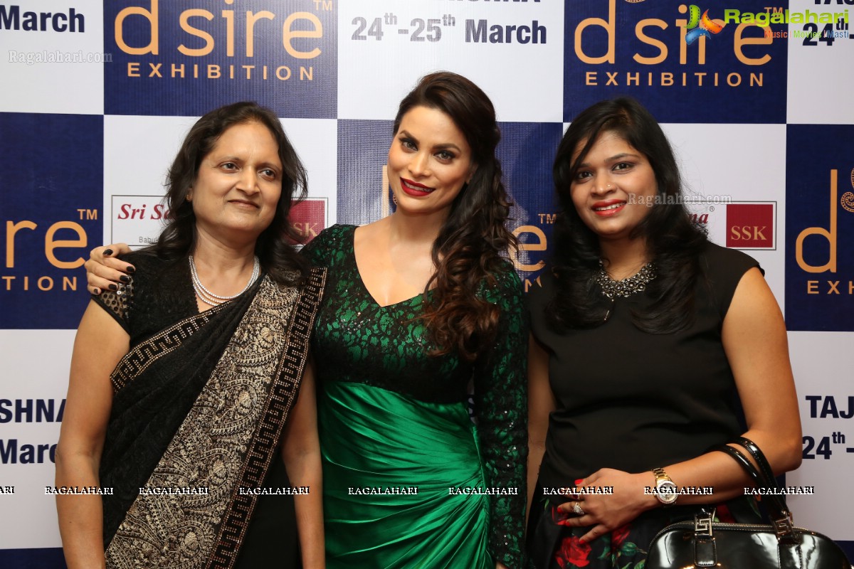 Bigg Boss Fame Marina Kuwar inaugurates D'sire Exhibition 2017 at Taj Krishna