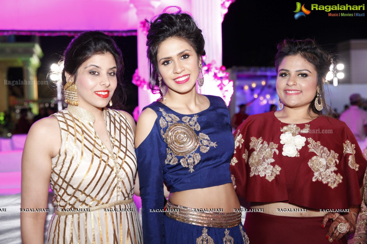 Grand Wedding Ceremony of Disha with Shubham at King's Palace, Hyderabad