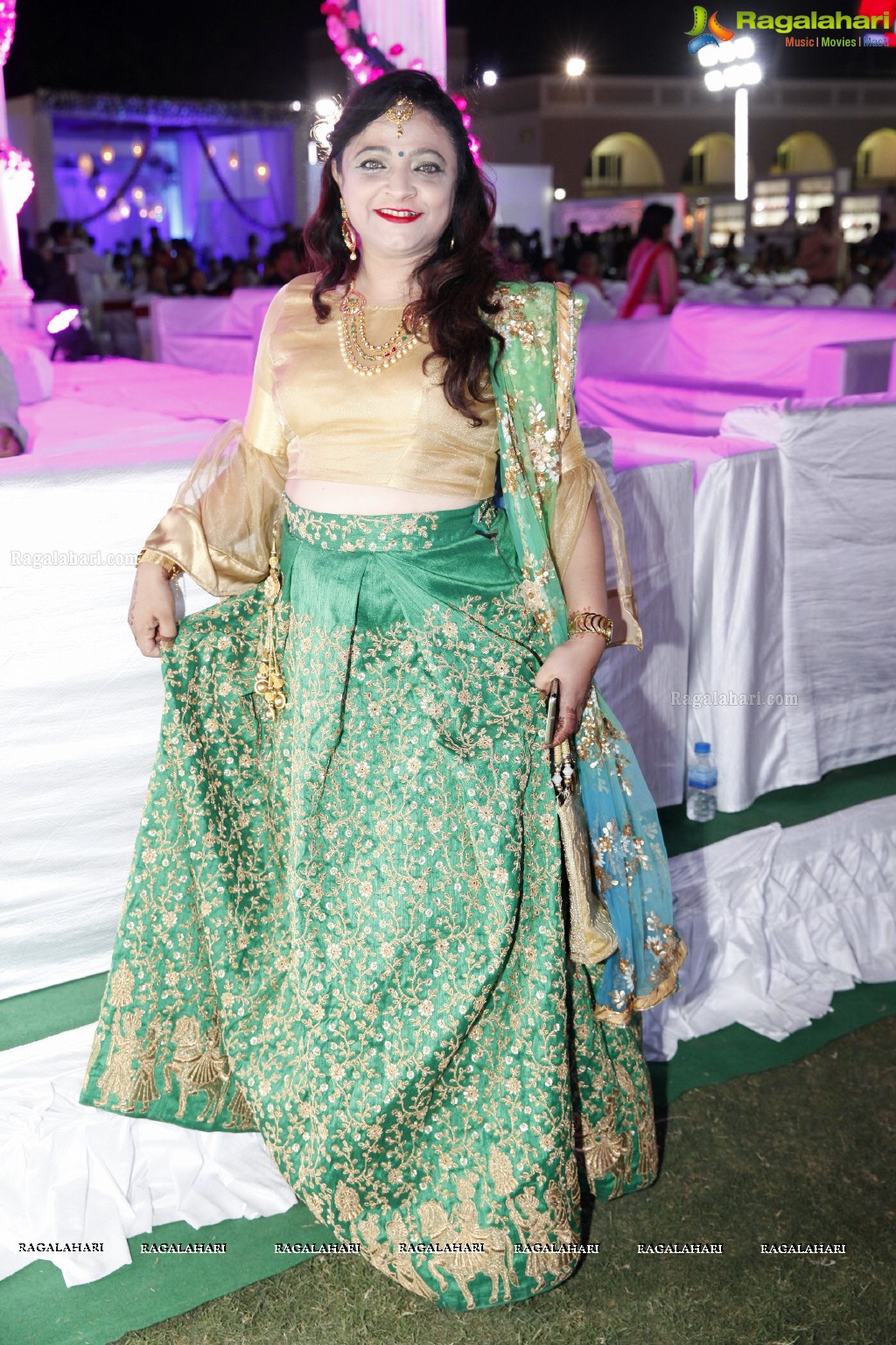 Grand Wedding Ceremony of Disha with Shubham at King's Palace, Hyderabad