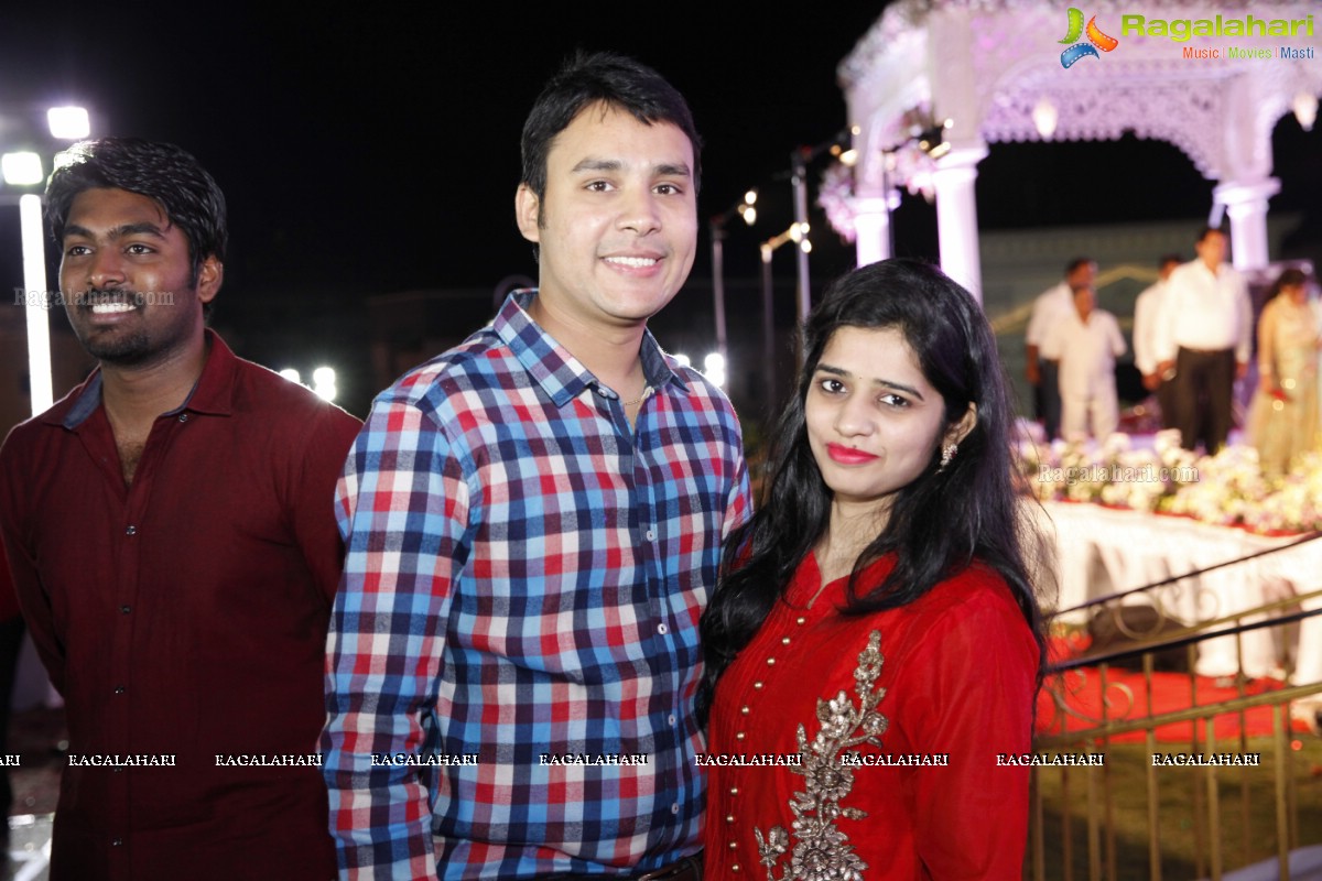 Grand Wedding Ceremony of Disha with Shubham at King's Palace, Hyderabad