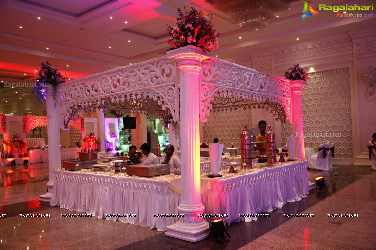 Grand Wedding Ceremony of Disha with Shubham at King's Palace, Hyderabad