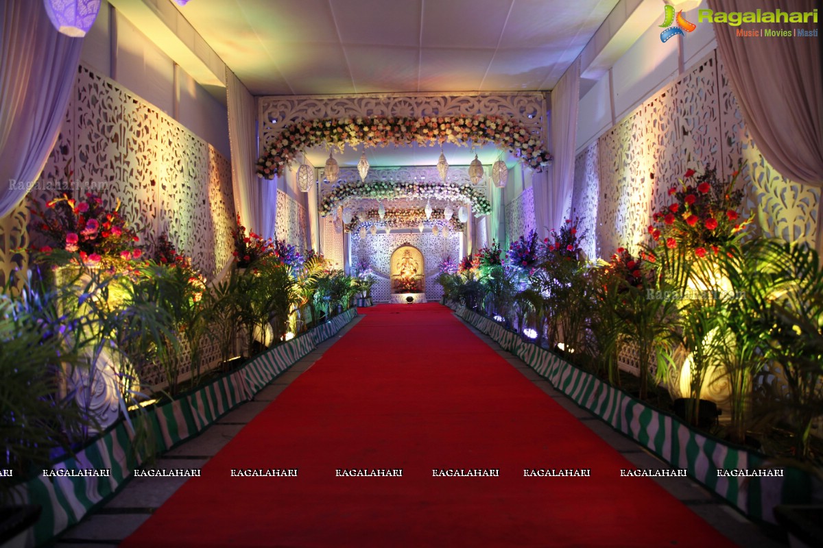 Grand Wedding Ceremony of Disha with Shubham at King's Palace, Hyderabad