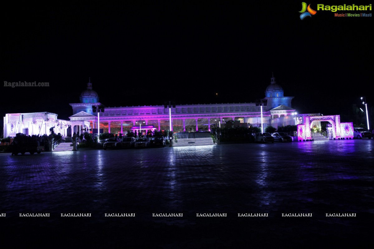 Grand Wedding Ceremony of Disha with Shubham at King's Palace, Hyderabad