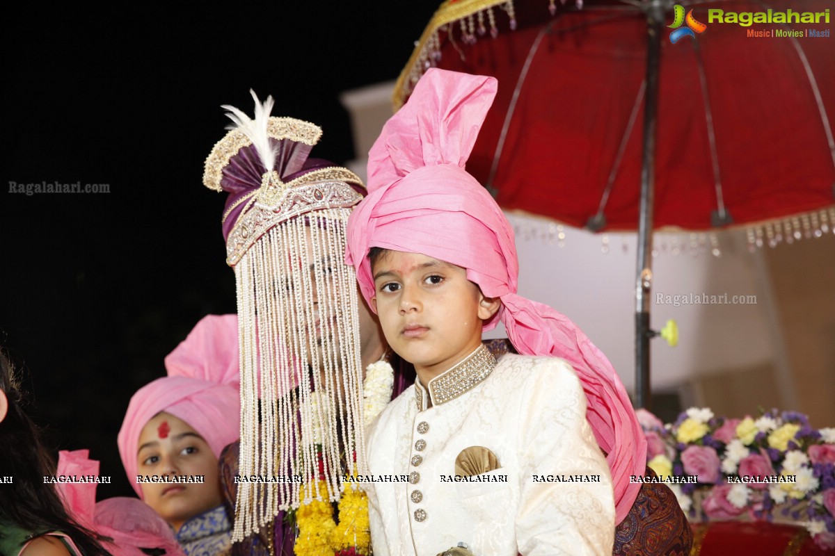 Grand Wedding Ceremony of Disha with Shubham at King's Palace, Hyderabad