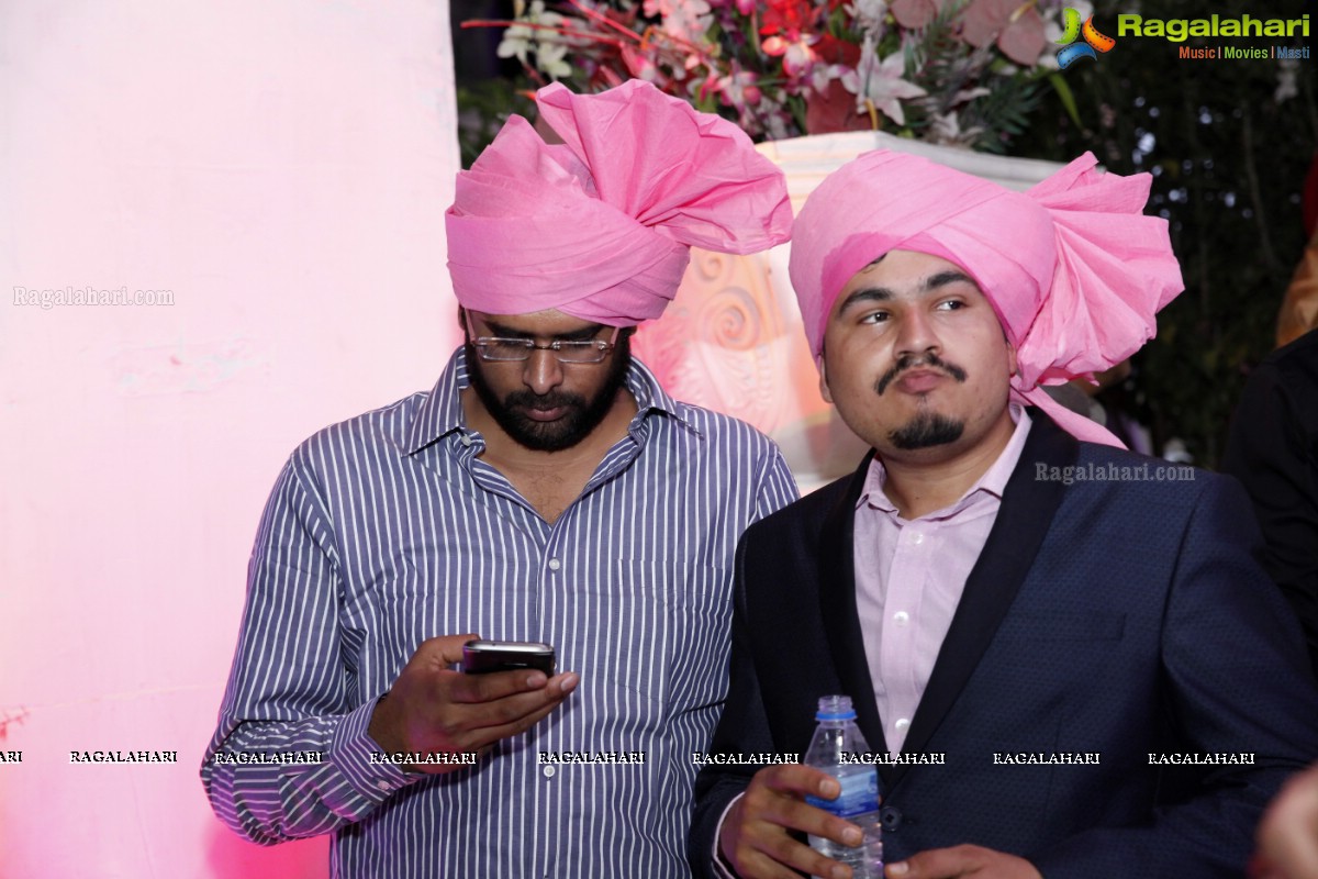 Grand Wedding Ceremony of Disha with Shubham at King's Palace, Hyderabad