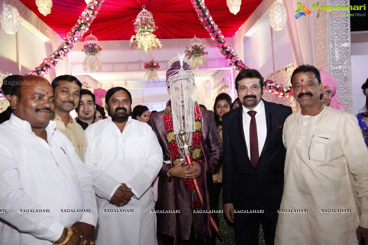 Grand Wedding Ceremony of Disha with Shubham at King's Palace, Hyderabad