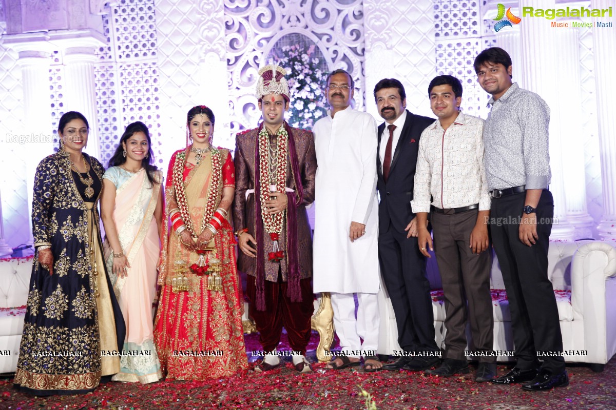 Grand Wedding Ceremony of Disha with Shubham at King's Palace, Hyderabad