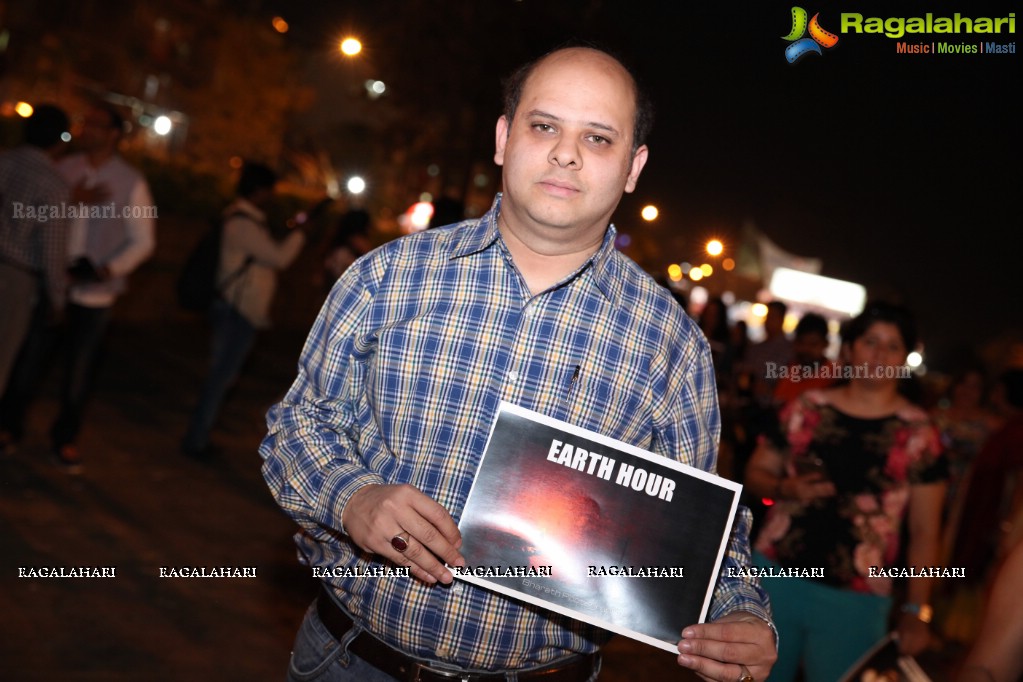 Bonnya Lahiry Chattopadhyay Presents Earth Hour Supported by AR Foundation at People's Plaza