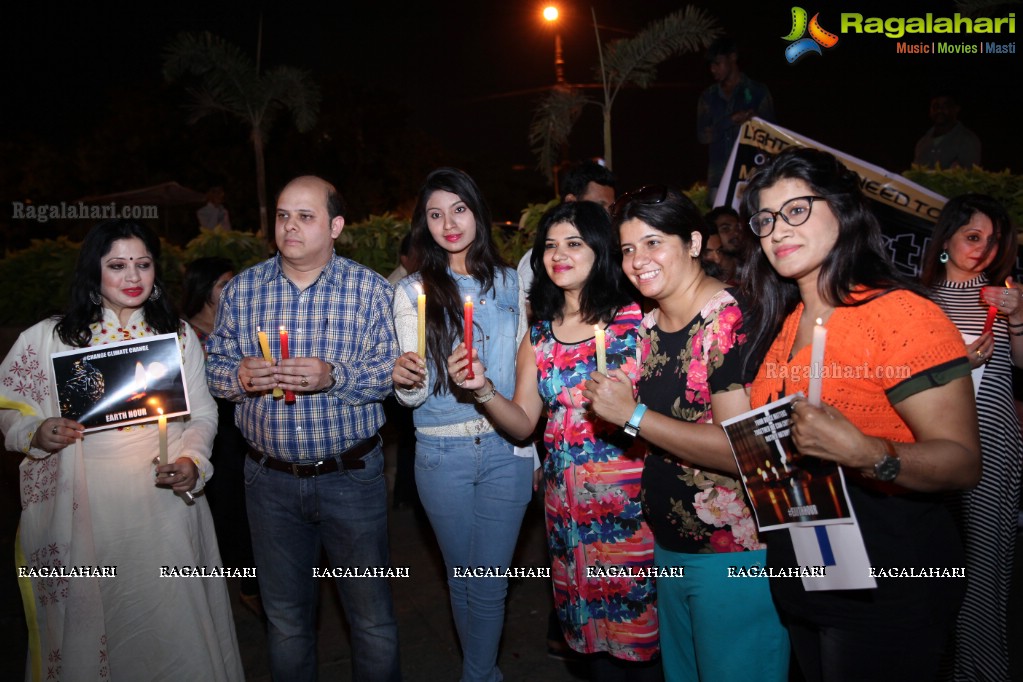 Bonnya Lahiry Chattopadhyay Presents Earth Hour Supported by AR Foundation at People's Plaza