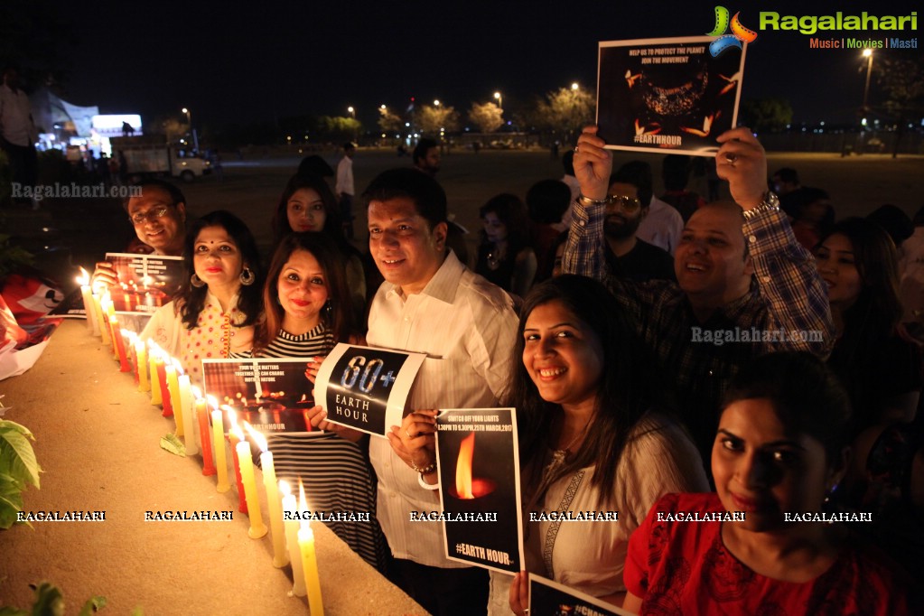 Bonnya Lahiry Chattopadhyay Presents Earth Hour Supported by AR Foundation at People's Plaza