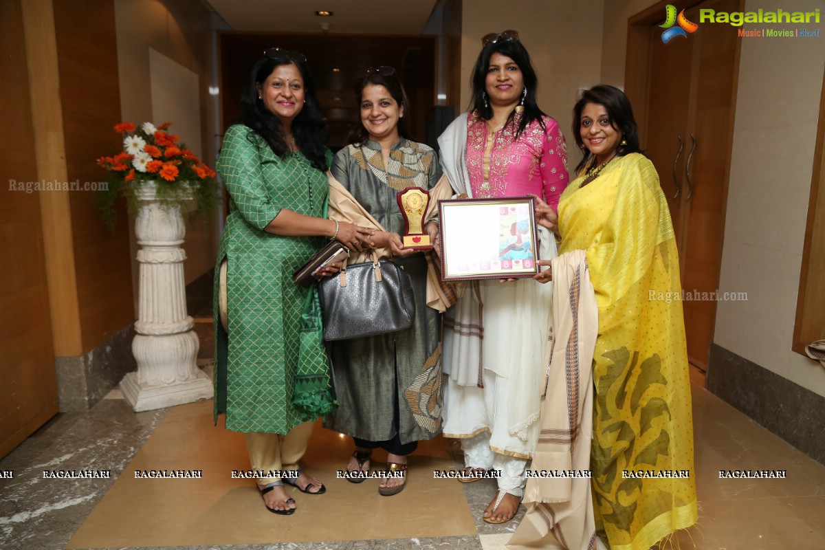 Manepally Jewellers Felicitation of Women Achievers of Twin Cities on International Women's Day at Marigold