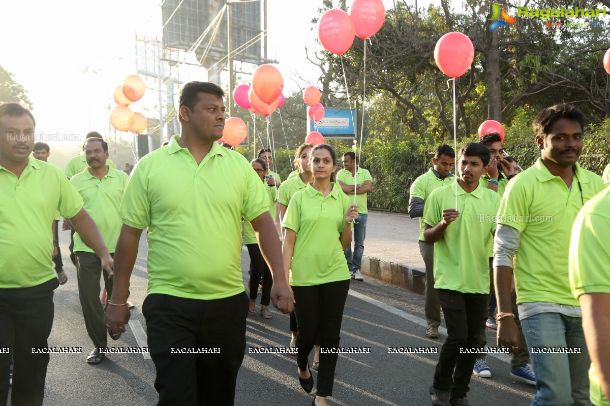 Glaucoma Awareness Walk 2017 by L V Prasad Eye Institute, Hyderabad
