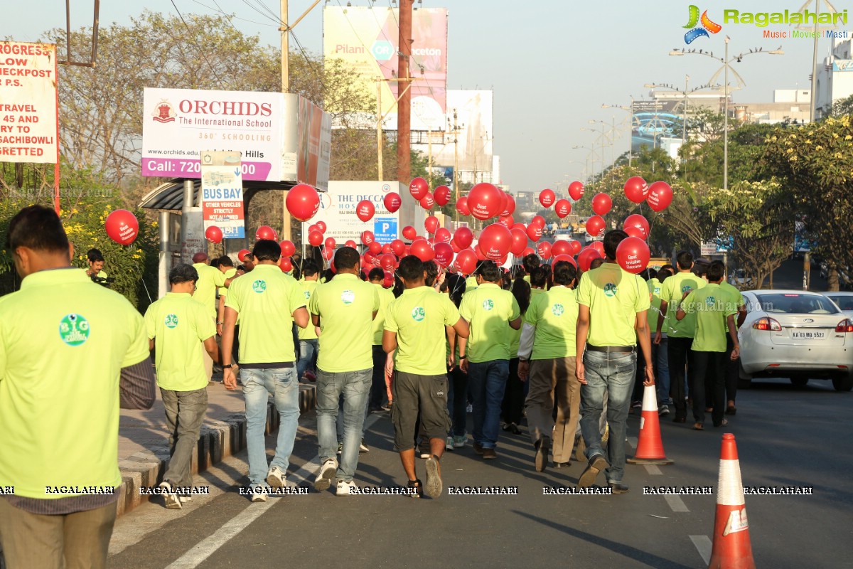 Glaucoma Awareness Walk 2017 by L V Prasad Eye Institute, Hyderabad