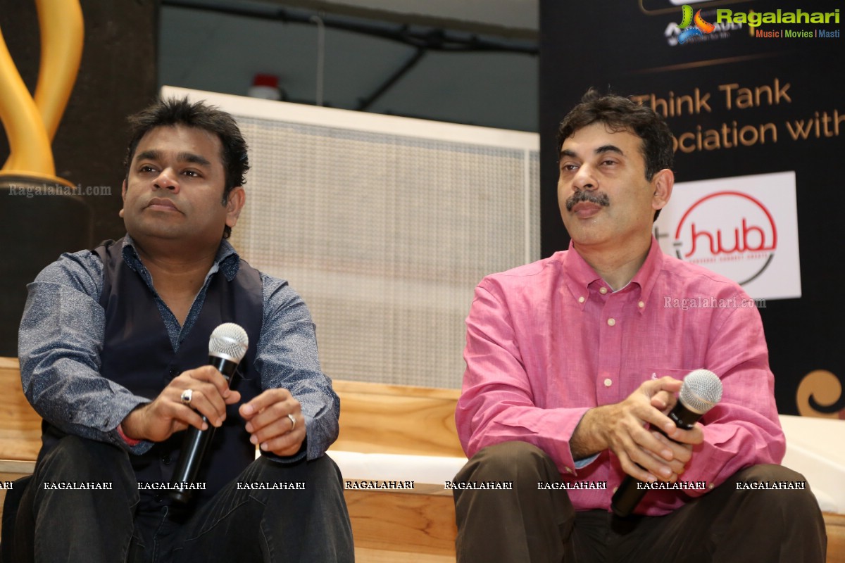 IIFA Utsavam Think Tank at T-Hub - An Interactive Workshop with AR Rahman, Hyderabad