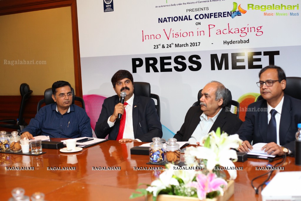 Indian Institute of Packaging Hyderabad Press Conference at Hotel ITC Kakatiya, Hyderabad