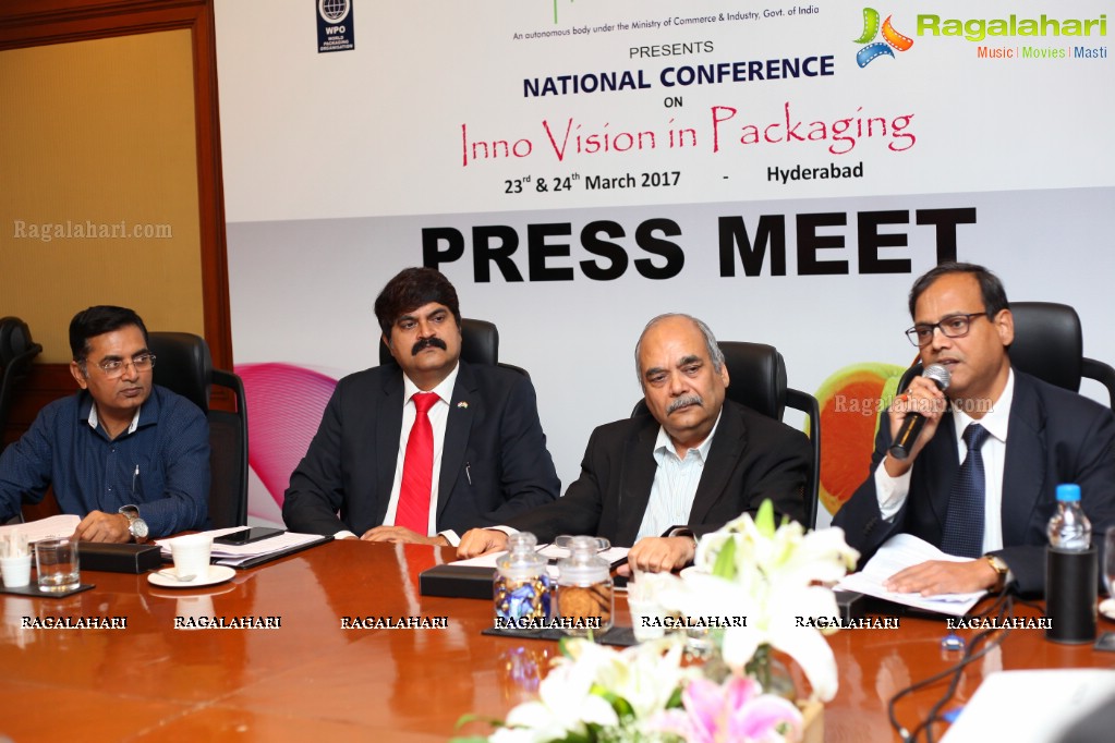 Indian Institute of Packaging Hyderabad Press Conference at Hotel ITC Kakatiya, Hyderabad