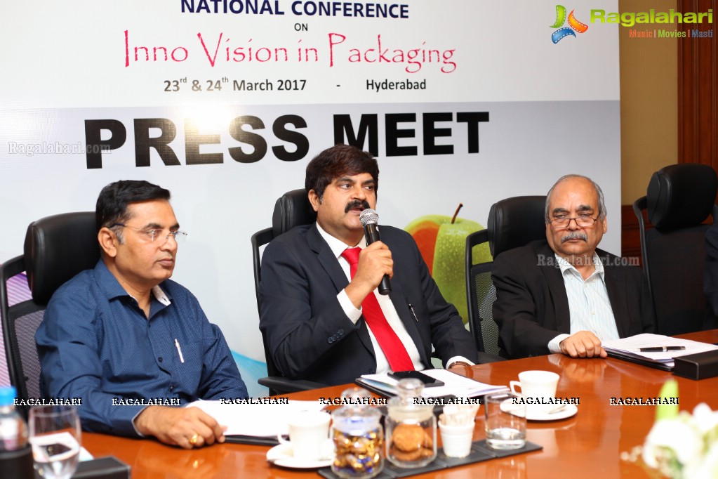 Indian Institute of Packaging Hyderabad Press Conference at Hotel ITC Kakatiya, Hyderabad